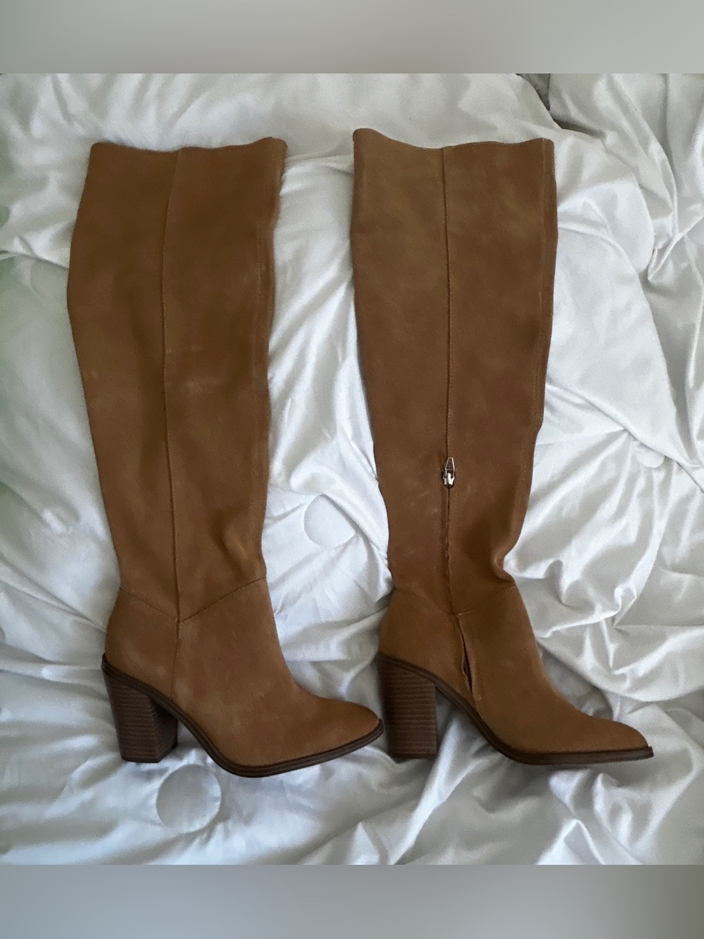 bp. Women's Over-the-Knee Suede Boots in Tan women’s 8